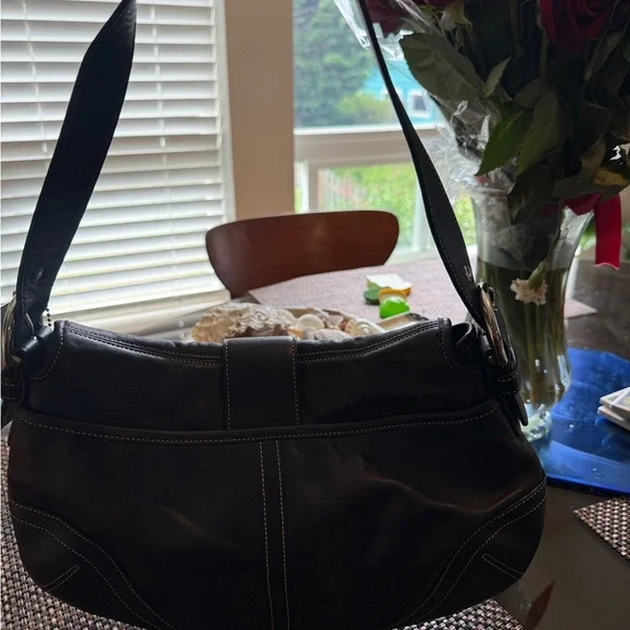 Vintage soho Coach Leather Shoulder Bag - Picture 8 of 12